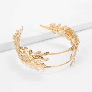 Metal Leaf Headband